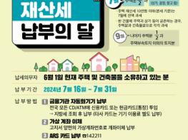 파주시, 7월 정기분 재산세 647억 원 부과…전년 대비 23억 원 증가 기사 이미지