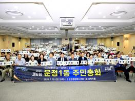 “우리 동네는 우리가 만든다”  민선9기 파주시 첫 주민총회, 운정1동에서 성황리 개최 기사 이미지